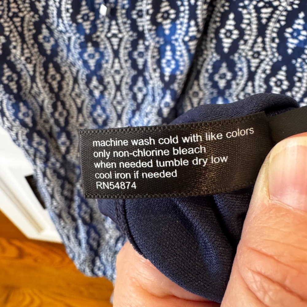 The Limited blue dress- size M - Picture 7 of 8